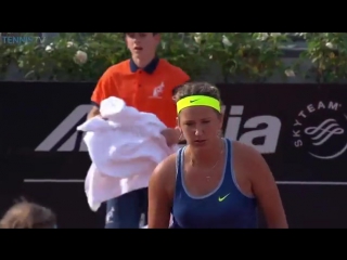 Vika azarenka def hradecka 75 26 61!