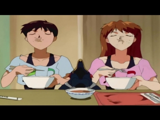 Shinji and asuka synchronization training