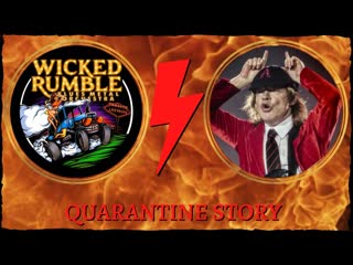 Wicked rumble whole lotta rosie (self isolation acdc cover)