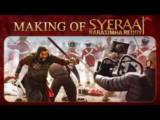 Making of sye raa narasimha reddy chiranjeevi, amitabh bachchan ram charan surender reddy