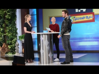 '5 second rule' with jennifer lawrence and chris pratt rus sub