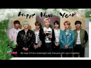 [message] 160101 bts new year greeting @ simply kpop