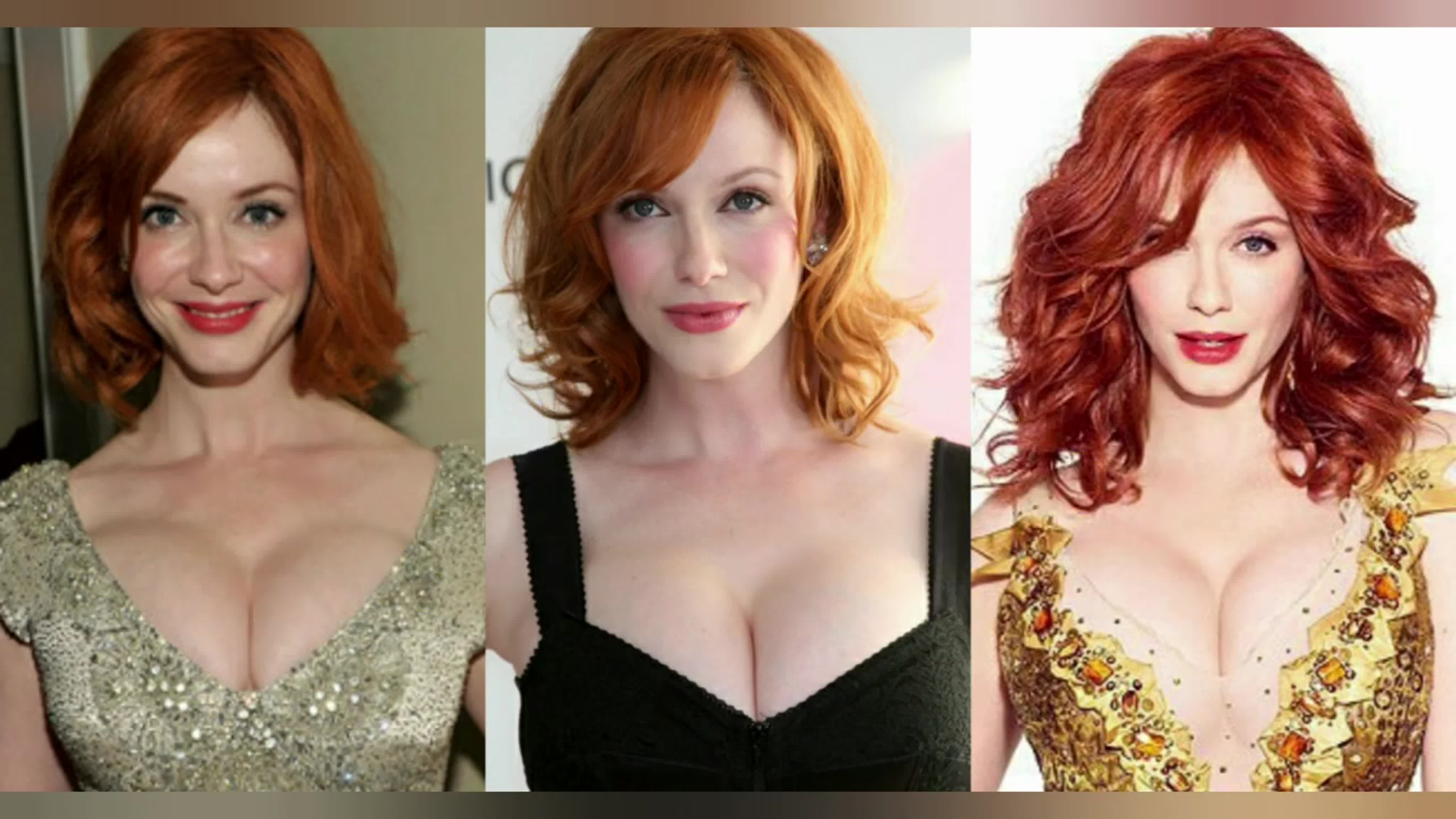 Christina hendricks massive boobs sexy compilation