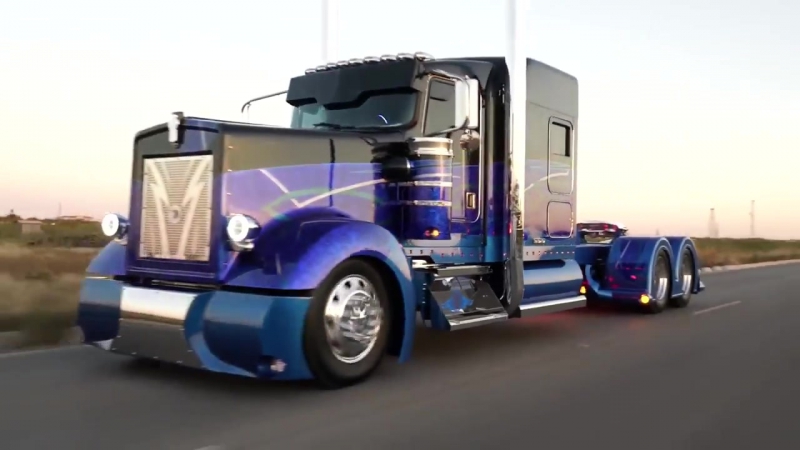 Шикарный kenworth 900 custom