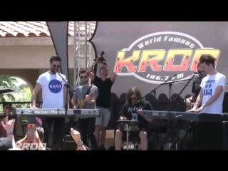 Bastille live kroq party house at coachella 2017