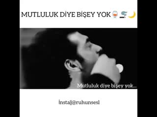 Mutluluk diye birşey yokk