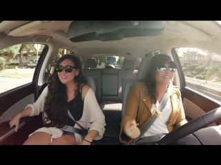 Undercover lyft with demi lovato