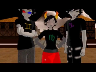 [homestuck mmd] wont say i feel flushed