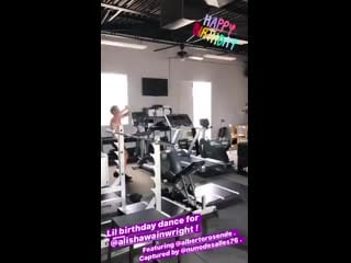 New ; @kat mcnamara on her instagram story w @arosende and @wainwrightae happy birthday alisha mp4