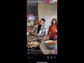 John legend and chrissy teigen are frying chicken to always be my baby by mariah carey culinary experts!!