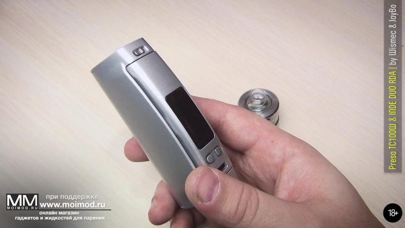 Presa tc100w inde duo rda by wismec jaybo бомбануло
