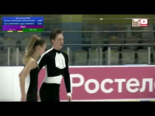 Irina khavronina / dario chirizano rd+fd, all rus compets in memory of (01/2021)