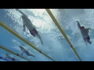 Rio 2016 4 x 100 freestyle relay underwater camera