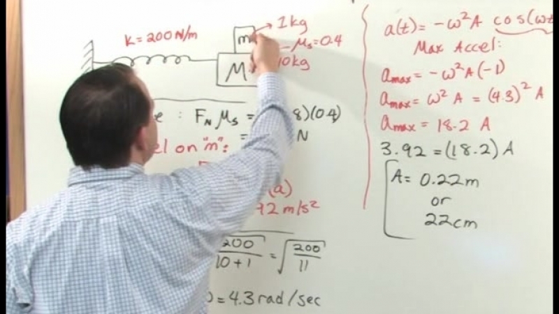 02 oscillations and simple harmonic motion, part 2