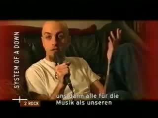 Shavo of soad on german tv '01 video