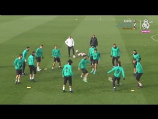 Final session before our #rmcopa clash with numancia!