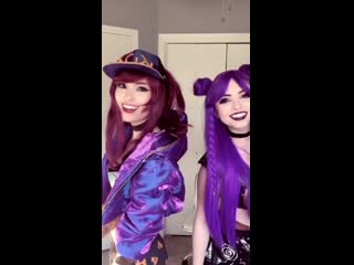 Akali and kai'sa kda cosplay