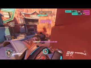 Pro overwatch tip everyone probably knows already melee when you get trapped and itll destroy the mine