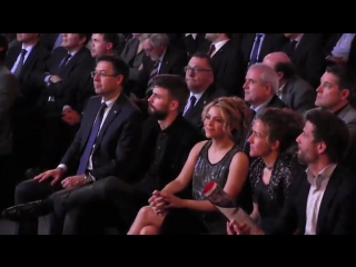 Shakira and gerard piqué attend the festa de esport catala 2016 awards in barcelona (01/25/15)