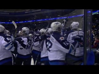 Bryan little receives a beautiful pass from patrik laine and wrists the puck into the back of the net to give the jets a 3 2 win