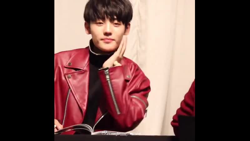 191103 한국방송회관 팬사인회 ️ 찬 강유찬 유찬 에이스 ace 에이스 찬 chan yuchan choice