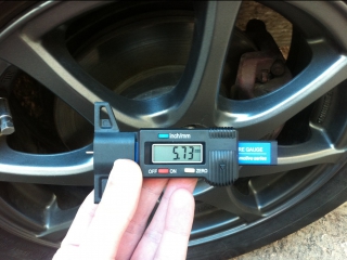 Глубиномер проверки протектора шин (check tire tread depth gauge)