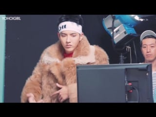 [bts] 160905 yoho!girl september 2016 cover photoshoot behind the scenes @ wu yi fan