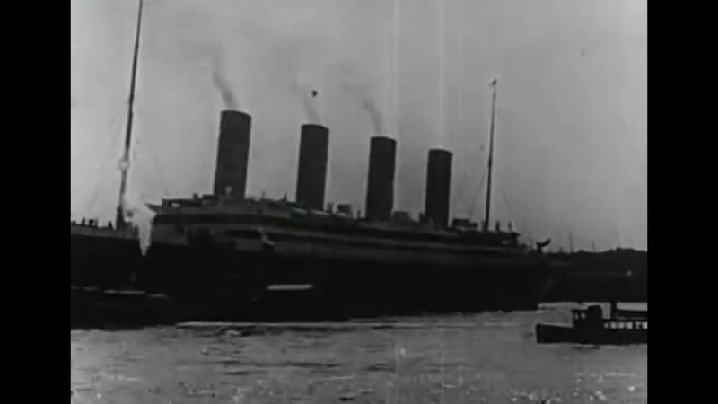 Реальные кадры корабля титаник (1912)
