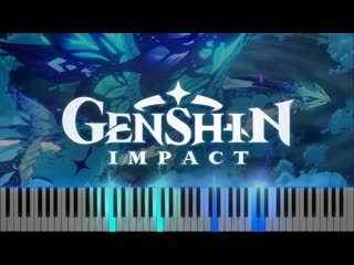 Caelestinum finale termini (genshin impact) synthesia / piano tutorial