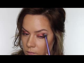 Copper eyes zoeva rose golden palette valentine's day makeup shonagh scott showme