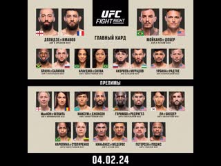 Прямая трансляция ufc vegas 85 (он же ufc fight night 235)