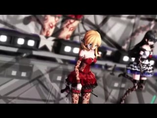[mmd] kantai collection (prinz eugen, haruna, isokaze) hi fi raver