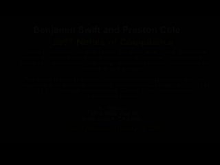 Benjamin swift và preston cole