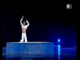 Anatoly zalievskys equilibristic show at art on ice 2008 in zurich feat romain gazave playing one mans dream by yanni live on t