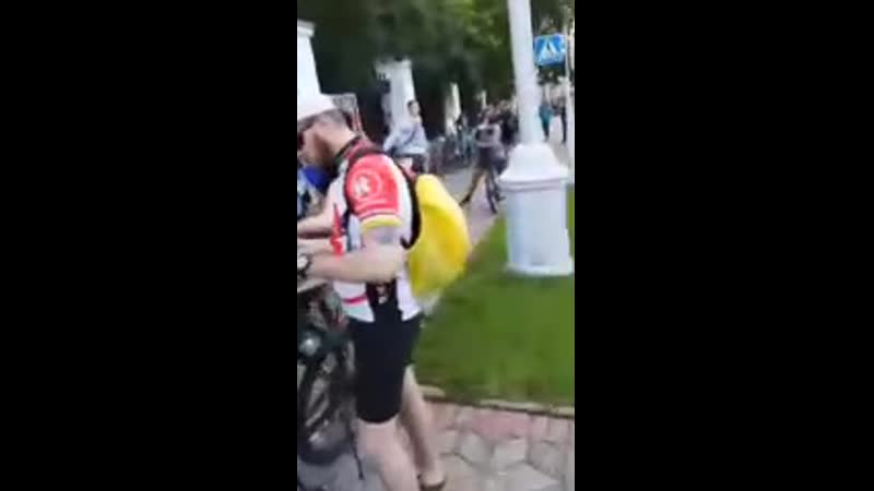 Минск задержание вело активиста