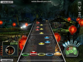 Guitar hero ( dragonforce through the fire and flames )