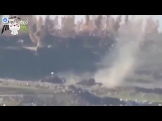 Syria hits saa tank with atgm 08 02 2014