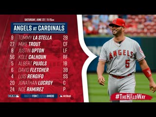 Mlb | angels vs cardinals | rs 2019