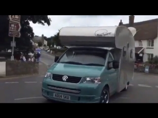 Retro tourer motorhome in croyde