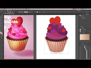 Создаём праздничную иллюстрацию ко дню святого валентина в adobe illustrator