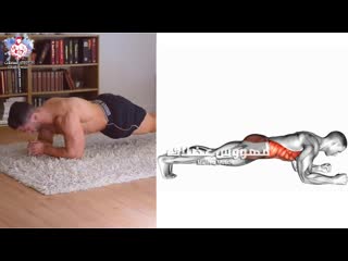 7 تمارين شد البطن كمال الاجسام abdos workout home