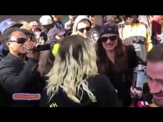 Miley hugging demi lovato and wishing her a happy new year their friendship is coming back