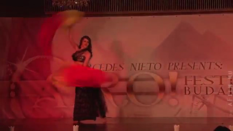 Niyaf bellydance with fanveils @ cairo! festival budapest open stage 2014 6601