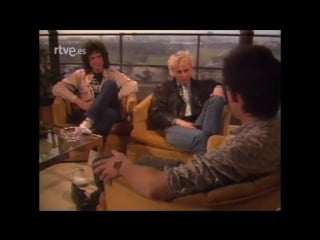 Brian may & roger tpornr interview tocata, spain 7 05 1986