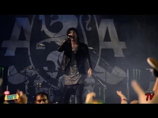 Asking alexandria welcome breathless (with denis stoff) live! vans warped tour 2015