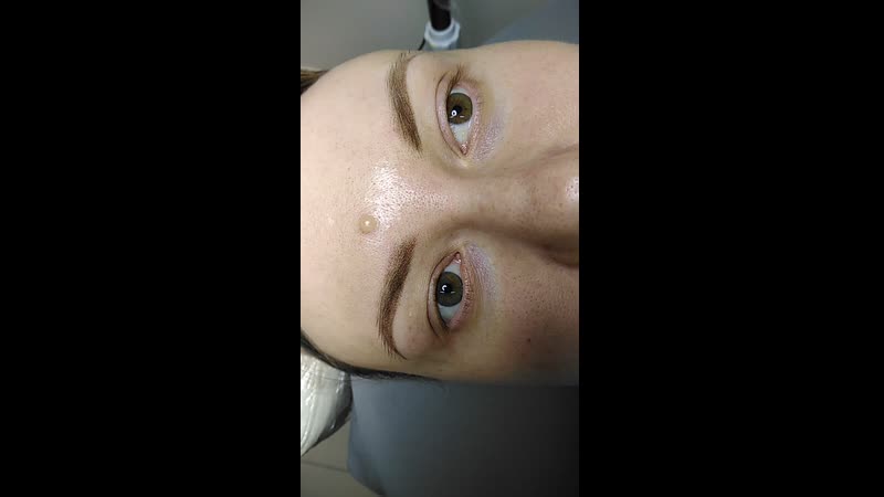 Пудровые брови напылением, super натуральные super естественные