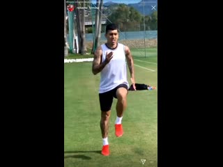 Roberto firmino trains as he returns to fitness