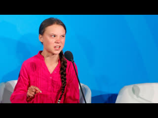 By greta thunberg the entire ecosystem collapsing