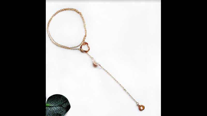 Изящная цепочка галстук