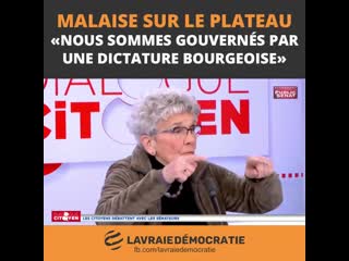 Depuis la révolution française nous sommes gouvernés par une dictature collégiale bourgeoise (source fbook)